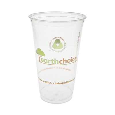 CUP,24OZ,EARTH CHOICE,CLR